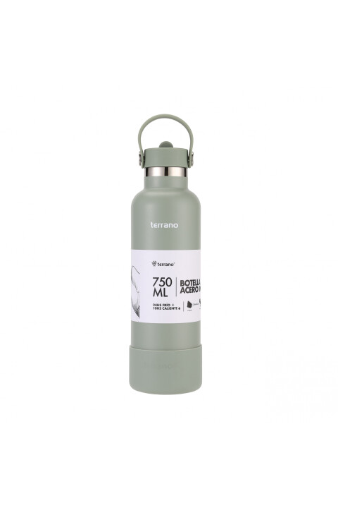 BOTELLA TERRANO 750ML PICO + BOTA VERDE OLIVA