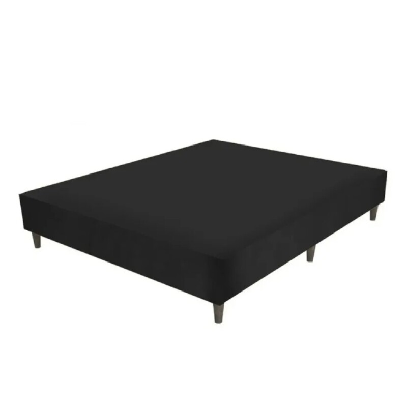 Base 2 Plazas 1.40 X 1.90 Negra Og Base 2 Plazas 1.40 X 1.90 Negra Og