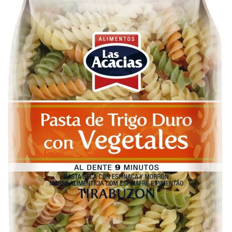 FIDEO LAS ACACIAS VEGETALES 400G TIRABUZON FIDEO LAS ACACIAS VEGETALES 400G TIRABUZON