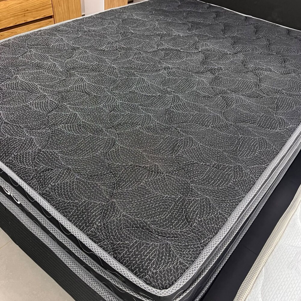 SOMMIER - MEGA BLACK 2 PLAZAS 100% ESPUMA SOMMIER - MEGA BLACK 2 PLAZAS 100% ESPUMA