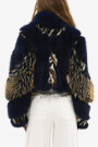 BOMBER FUR CHIARA Navy