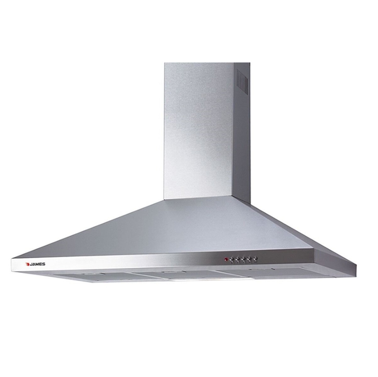 Campana Extractora De Cocina James Convencional 90 Inox Color Gris 