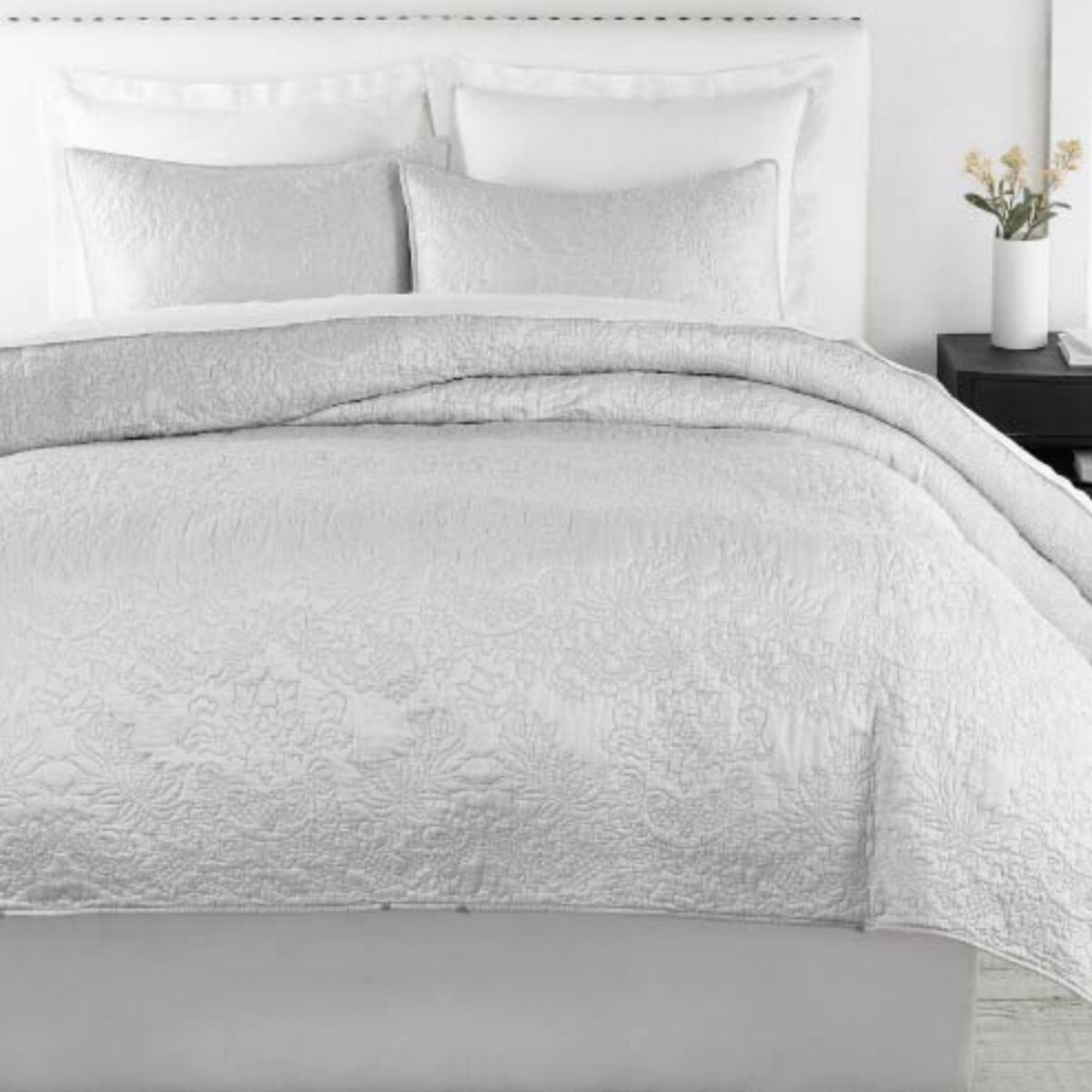 Colcha H&K - Portugal Queen - 240x260cm - Blanco 