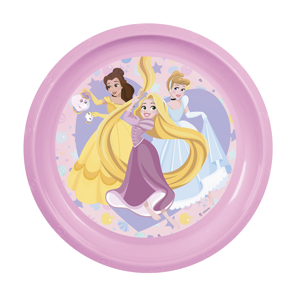 Plato Plástico Princesas Disney 22 cm 