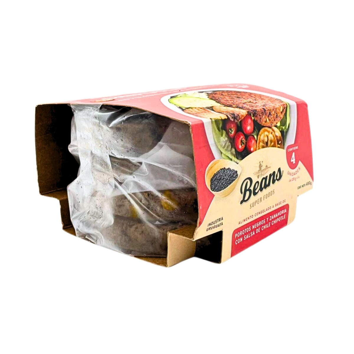 Hamburguesas Chipotle Beans - 4 uds. - 480 gr 