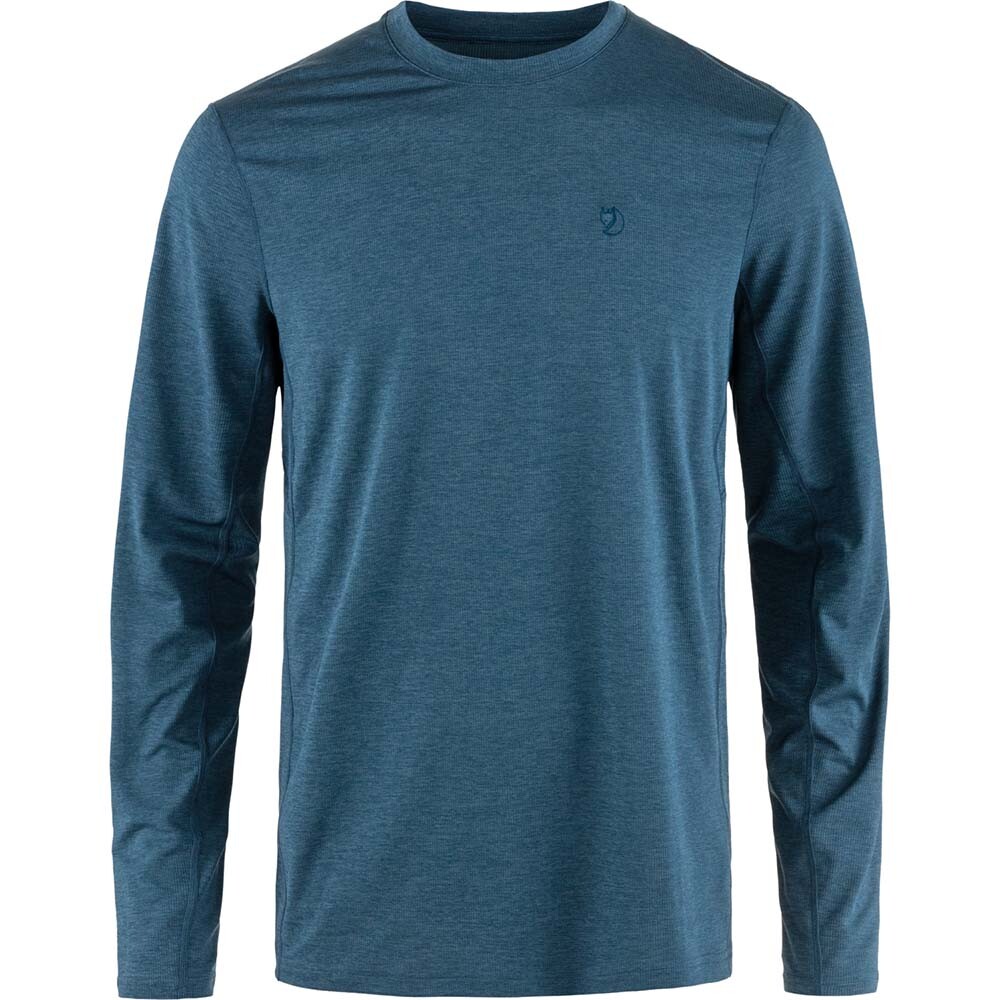 Polo Fjallraven Abisko Day Hike LS M Hombre Indigo Blue