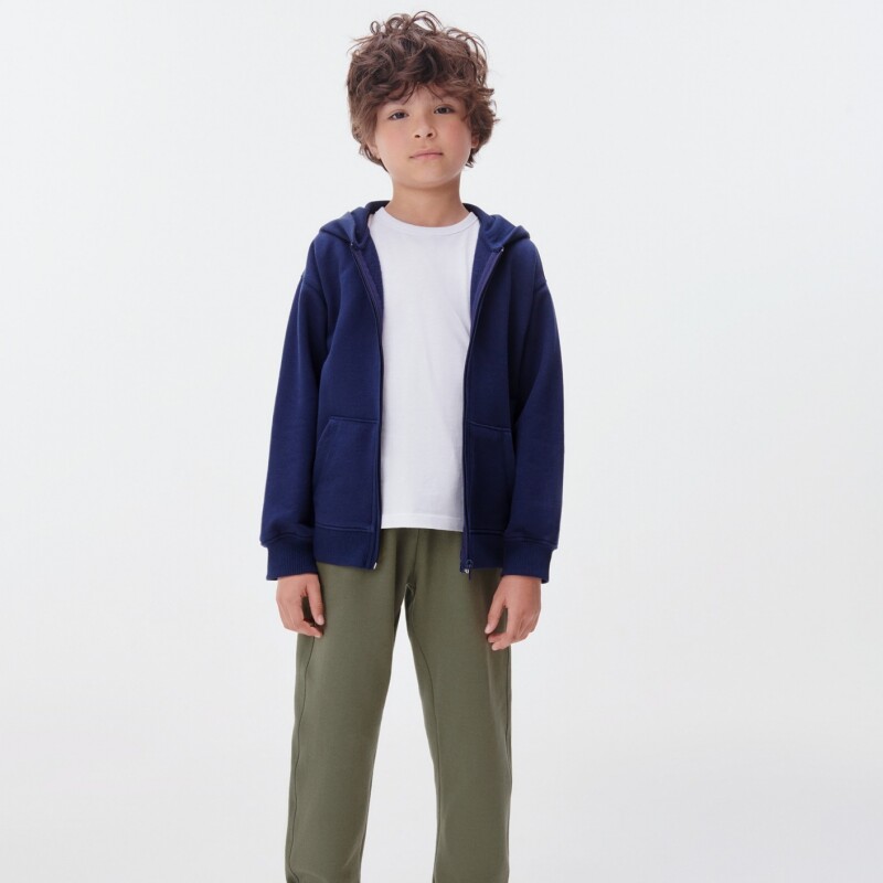 JAQUETA INFANTIL AZUL ESCURO