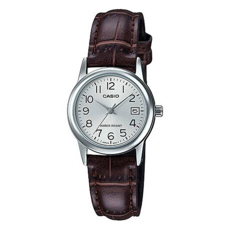 Reloj CASIO LTPV002L-7B2UDF Cuero Marron Esfera 25mm 0