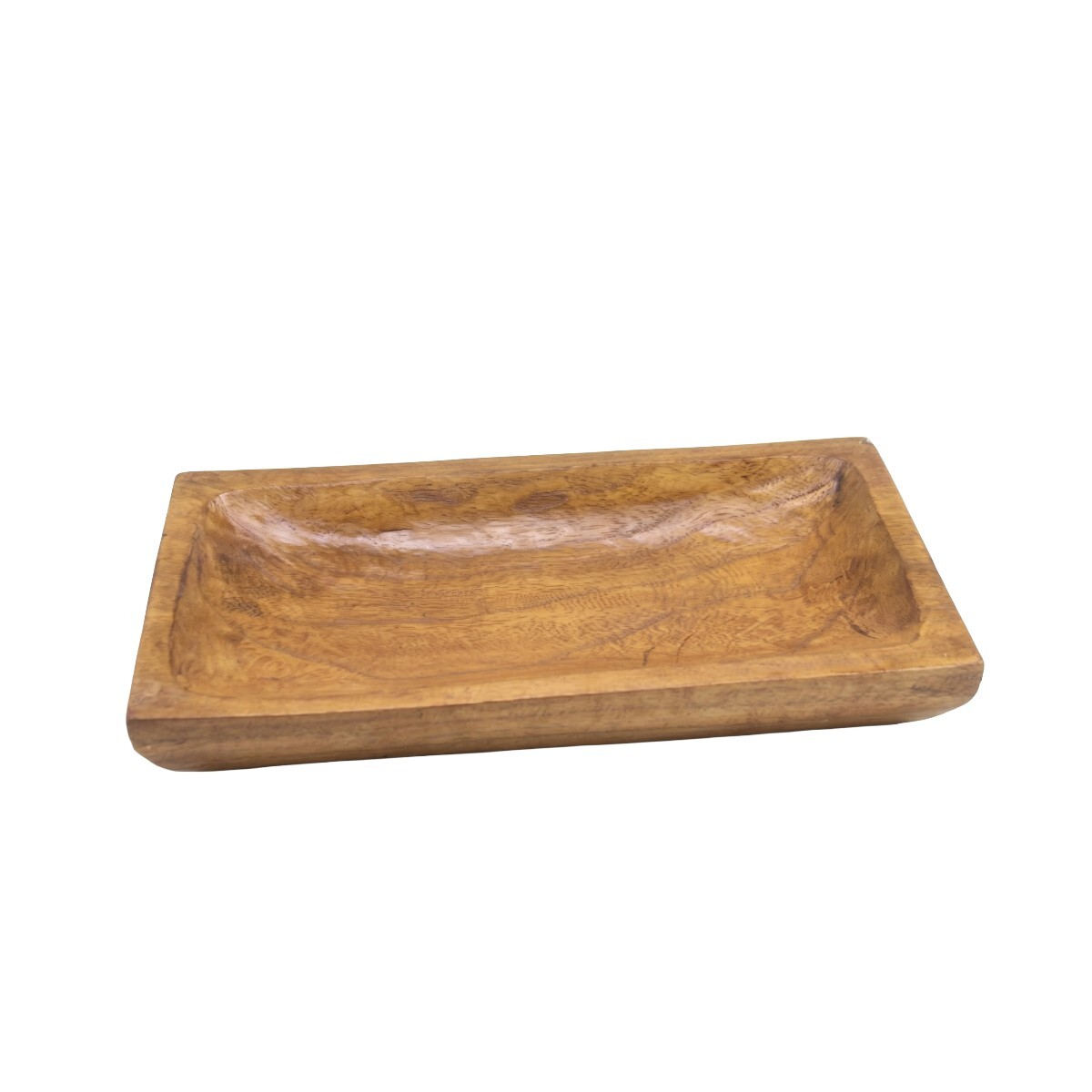 BANDEJA MADERA BEIGE 33X19CM 