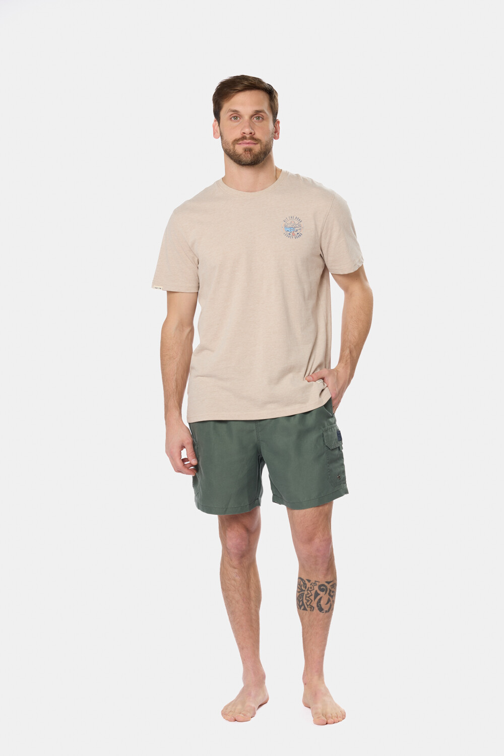 SHORT DE BAÑO CARGO Verde