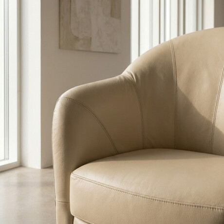 Butaca Gap - Cuero Básico Arena