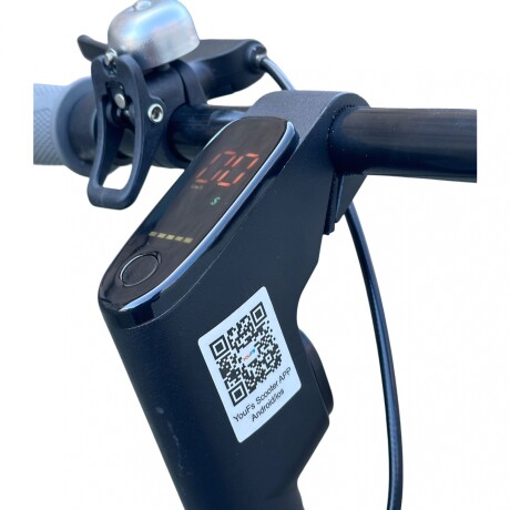 Monopatín Eléctrico Plegable K 350W R10 100KGS NEGRO