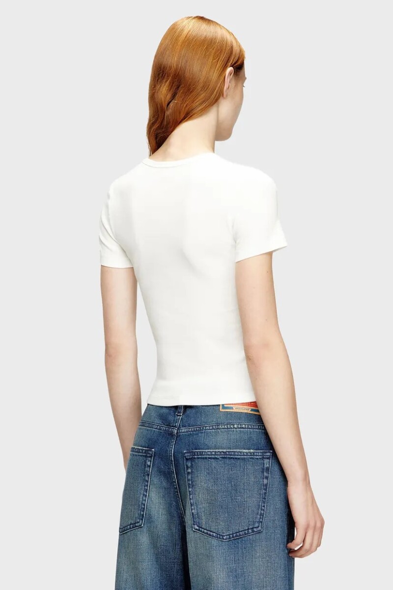 TSHIRT ELE-LONG-OD Blanco
