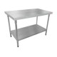 Mesada acero inox lisa 120 cm Flamemax Mesada acero inox lisa 120 cm Flamemax