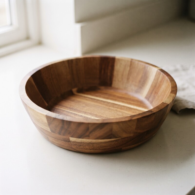 Bowl de madera de acacia Chico