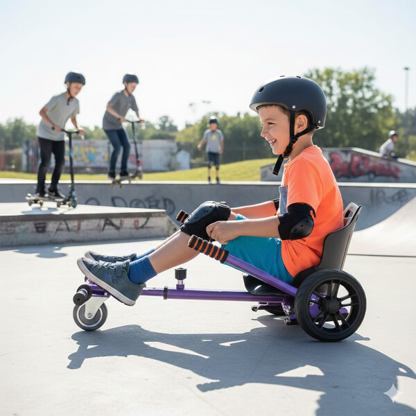 Asiento Para Hoverboard Hovercart Patineta Electrica GoGreen Varainte Color Violeta