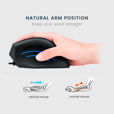 Mouse Diestro Ergonómico Usb Perixx 508 001