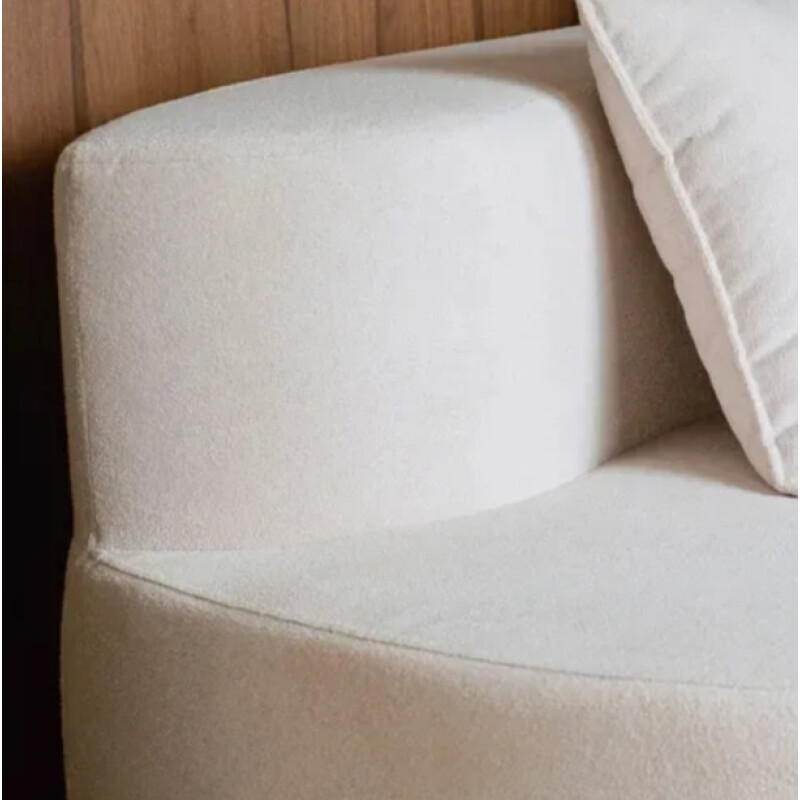 Sillón Sofá Living 3 Cuerpos Charles Compactado En Caja Beige