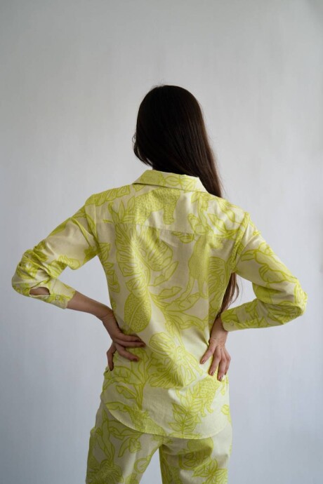 Camisa Life in Color Lime Camisa Life in Color Lime