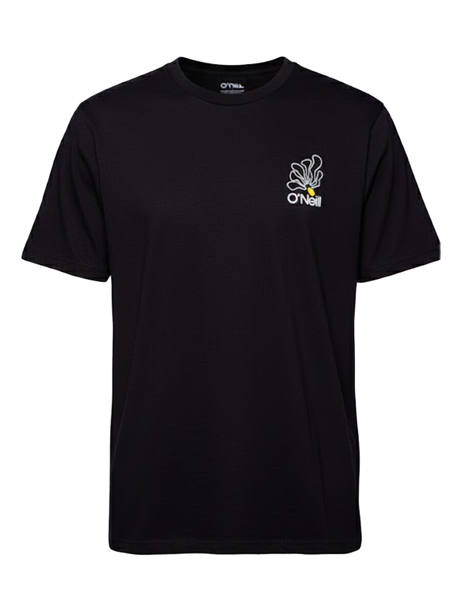 Remera O'Neill Floral Negra 