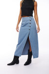 FALDA JEAN LUCINA AZUL CLARO