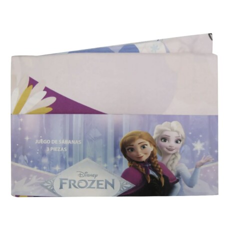Juego de Sábanas Disney Infantil 1 plaza Frozen Rosa/Celeste