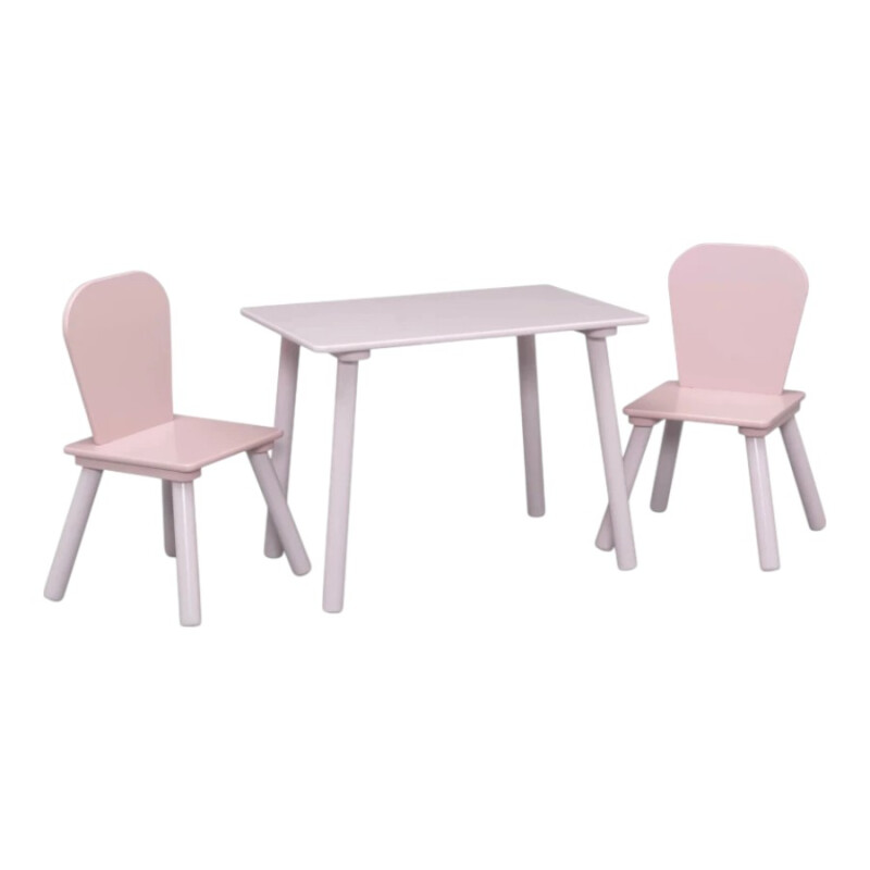 Set mesa y organizador infantil rosa Set mesa y organizador infantil rosa