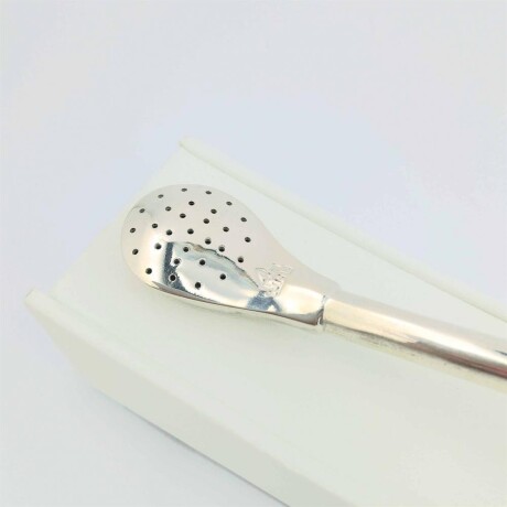 Bombilla de plata 925. Modelo CRIOLLA con aplique central de oro. Bombilla de plata 925. Modelo CRIOLLA con aplique central de oro.