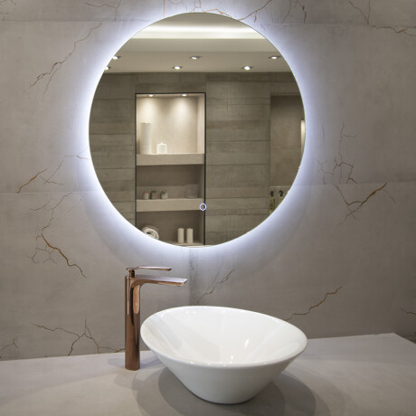 ESPEJO REDONDO ANTI CORROSION CON LED 70CM DIAMETRO FEEL 000