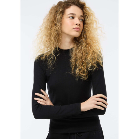 BLUSA ML FEM PRETO ESCURO