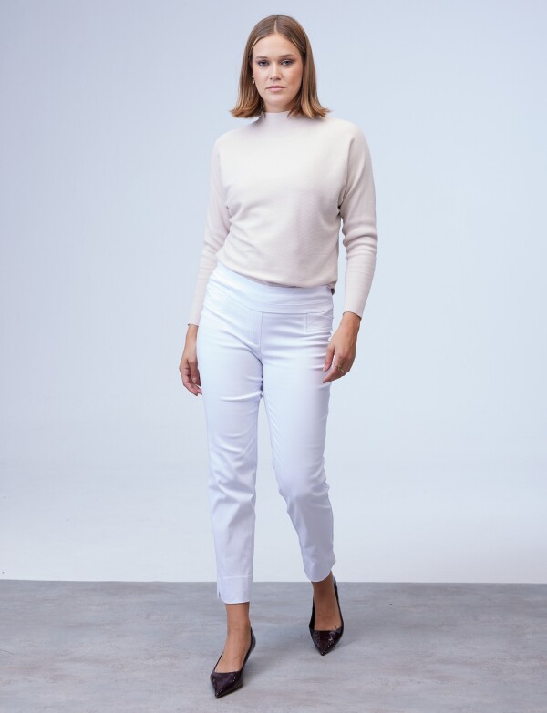 Pantalon Pull On BLANCO