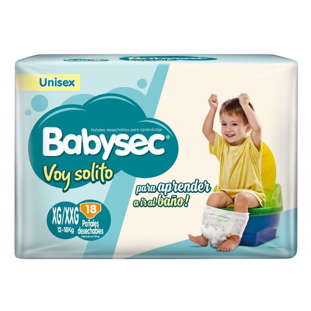 Pañales Babysec Voy Solito Xg/xxg 18 Uds. 