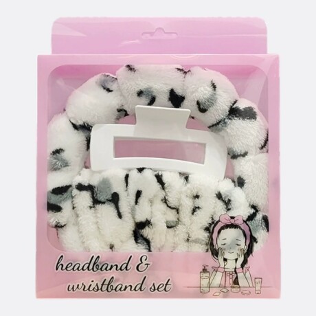 Set De Accesorios Para Cabello Y Cuidado Facial Animal Print