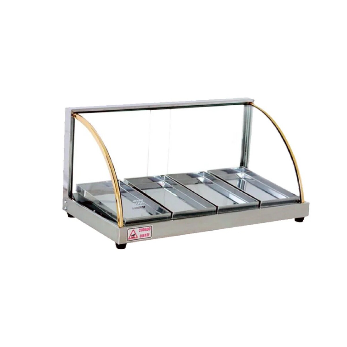 Exhibidor Tita Estufa para Alimento 4 Bandejas sin Luz Eco 