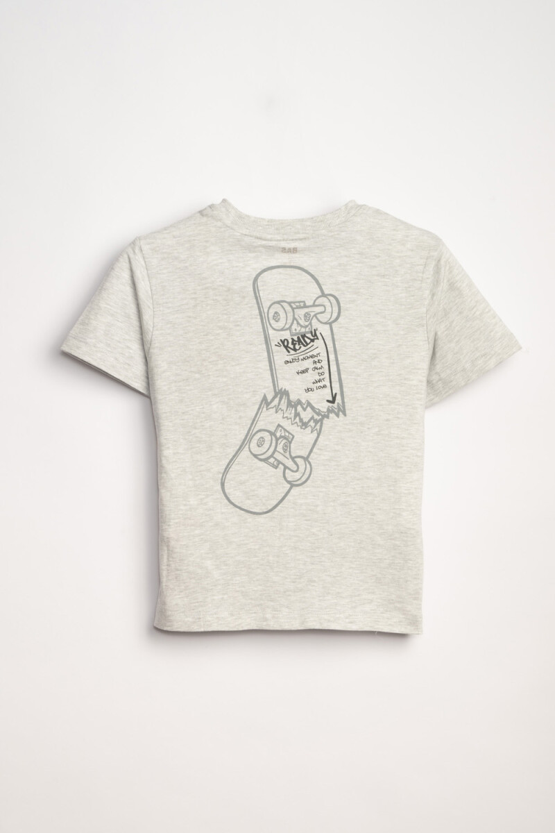 Remera estampa Ready Gris