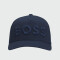 BOSS - Gorra de Sarga con Logo Azul Oscuro