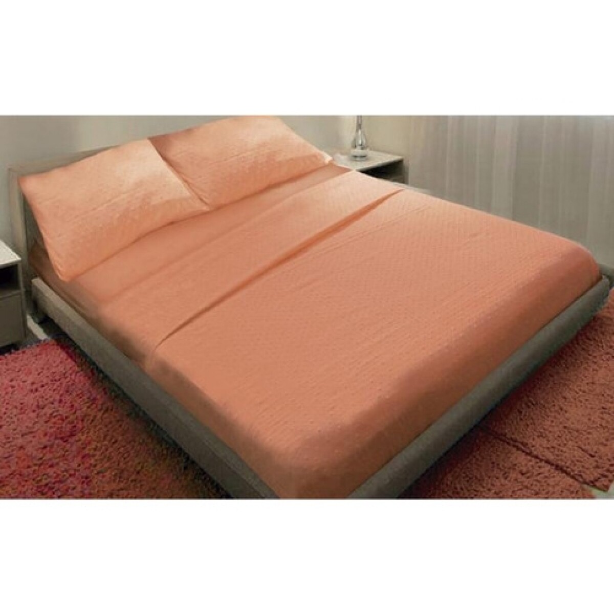 Acolchado Cotton Flor 2 plazas Queen 3D - Piel 
