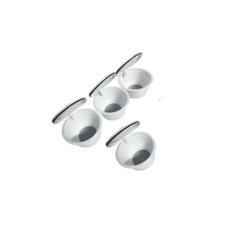 Pack X5 Cápsulas de Café Ecológicas Reutilizables 50ML BLANCO
