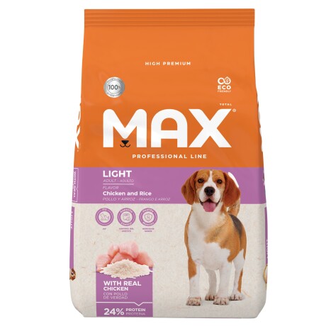 MAX PERRO ADULTO LIGHT 15 KG Max Perro Adulto Light 15 Kg