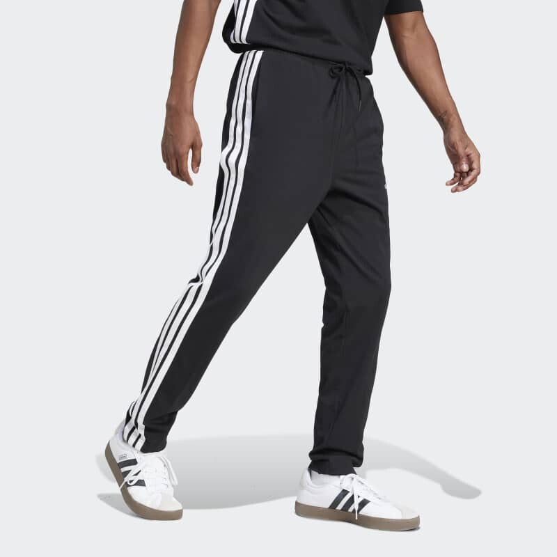 Pantalón Adidas Essentials 3 Rayas Negro