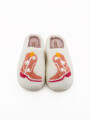 PANTUFLA COWGIRL BLANCO