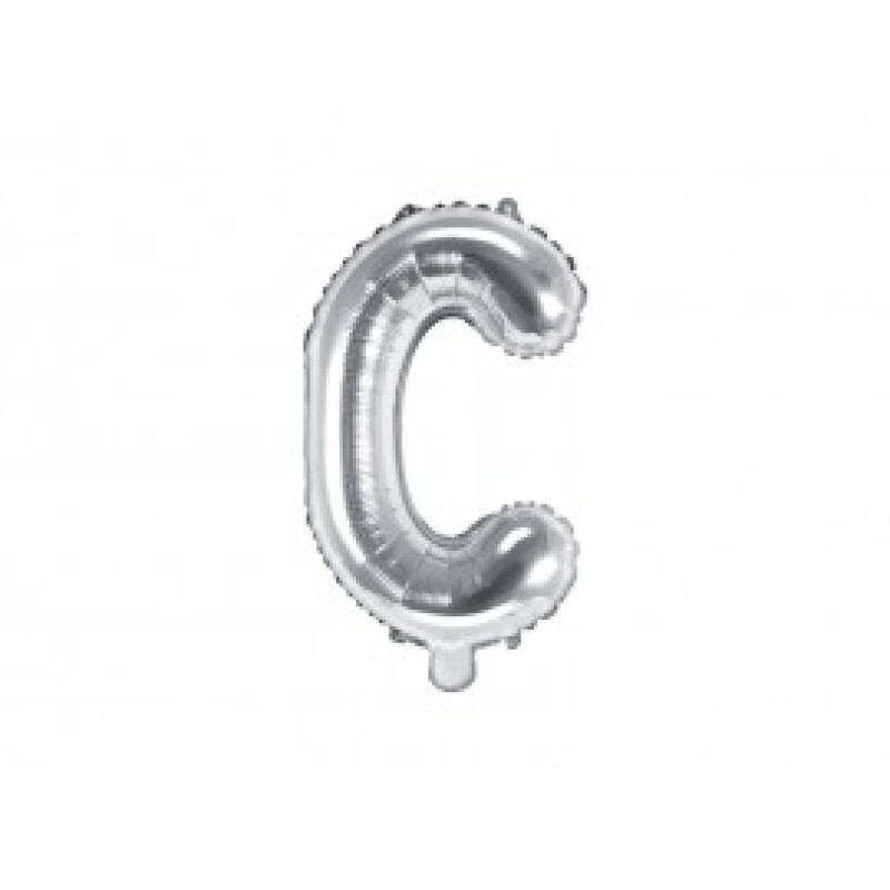 Letra Inflable Plateada C