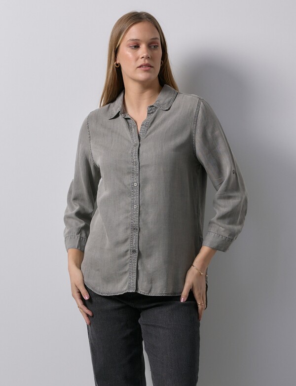 Camisa Tencel GRIS