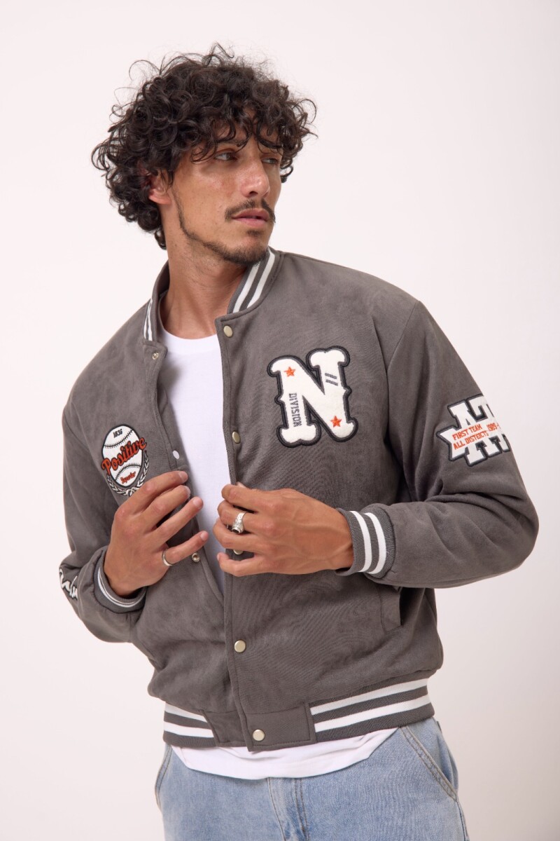 Campera UNI N GRIS