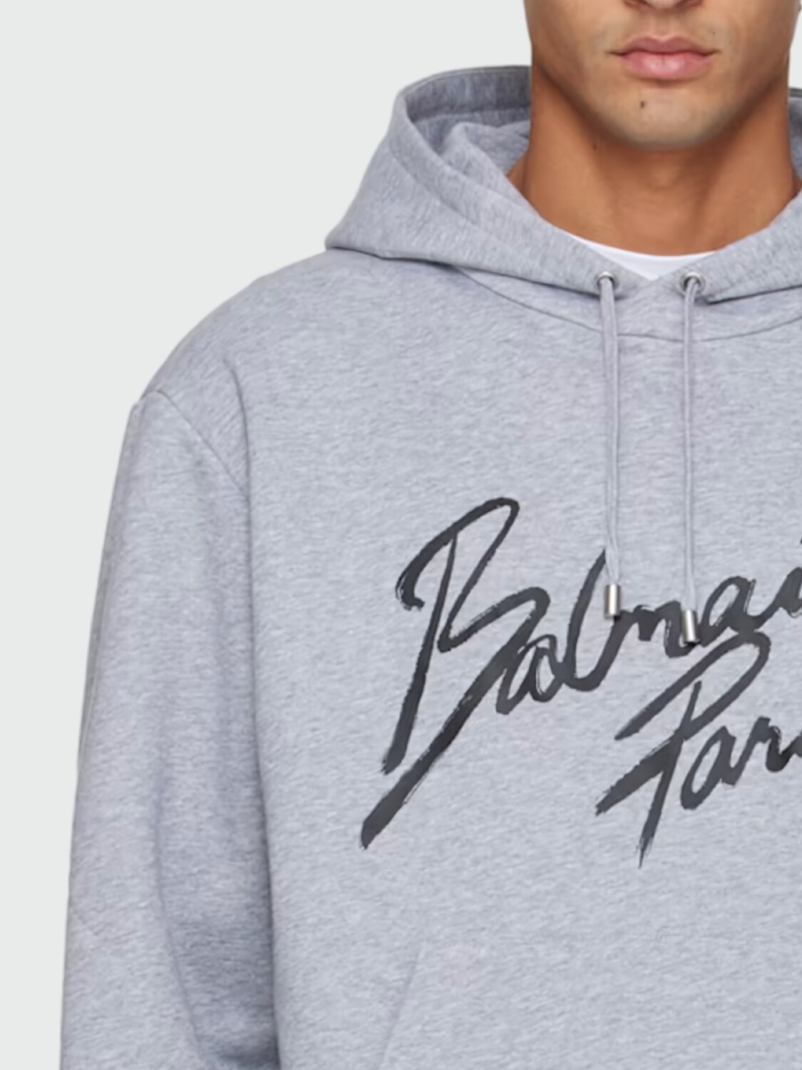 BALMAIN - Buzo con Capucha y estampado Alta Automática