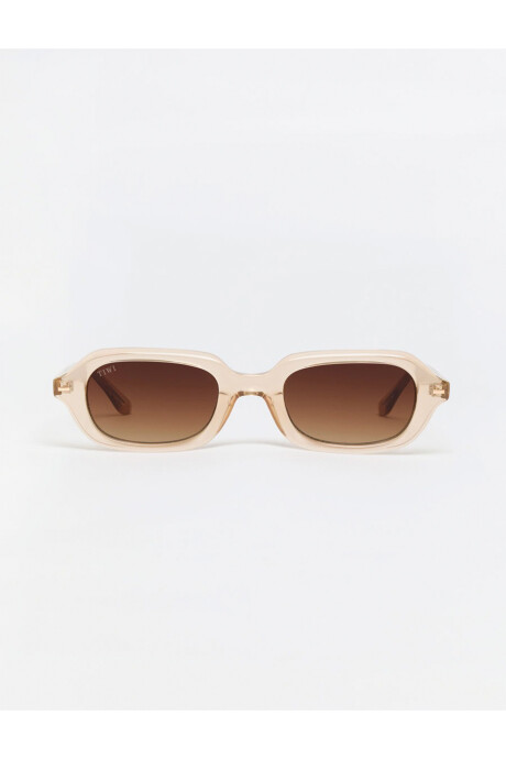 Tiwi Bennett - 44 Shiny Smoke Brown With Brown Gradient Lenses