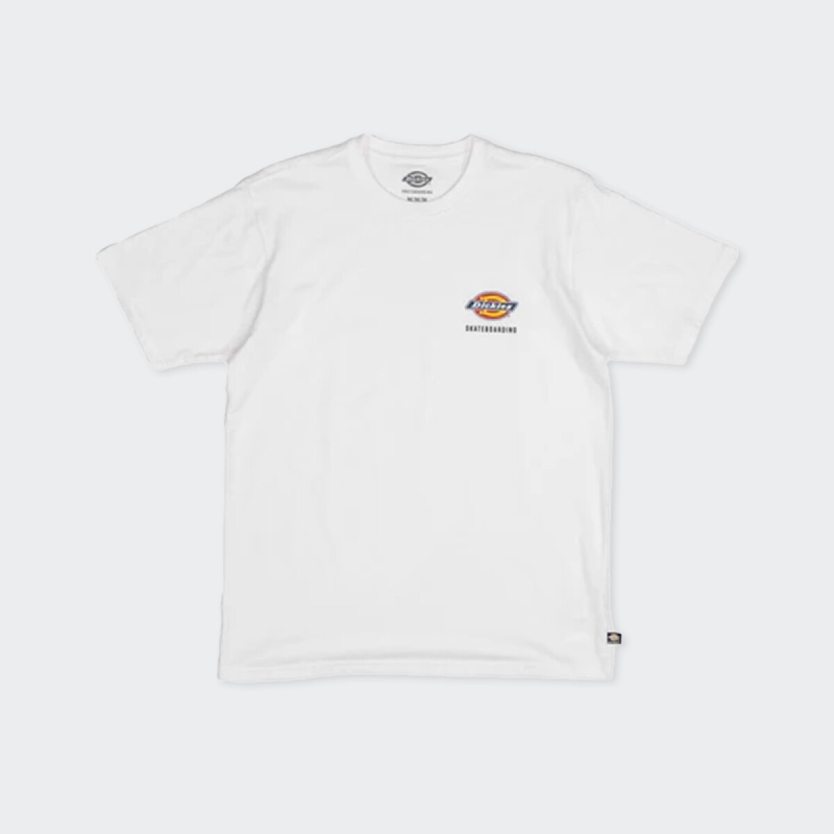 Remera Dickies Skateboarding Logo - Blanco 