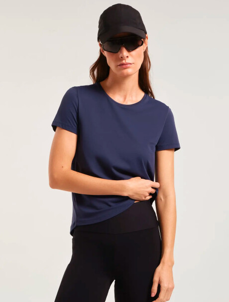 BLUSA DEPORTIVA SPORT CON PROTECCIÓN UV AZUL