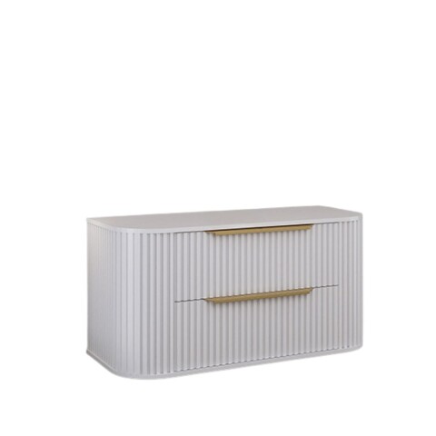Mueble de baño Suspendido Alice Blanco 100cm sin bacha Mueble De Baño Suspendido Alice Blanco 100cm Sin Bacha
