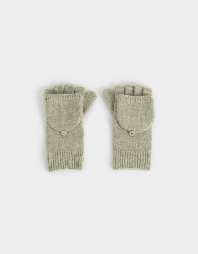 Guantes Varios Guantes Tejidos Mitones - Verde Kaki